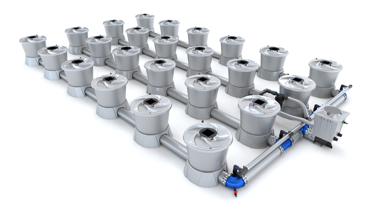 Alien North America V-System 24 Pot 4 Row Kit BD100-0424