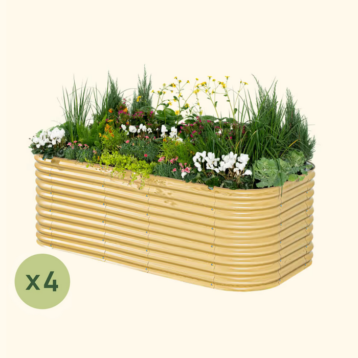 Vego Garden 4-Pack 32" Extra Tall Modular Raised Garden Bed Kit VG-2001