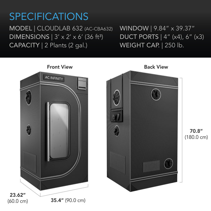 AC Infinity Cloudlab 632 AC-CBA632