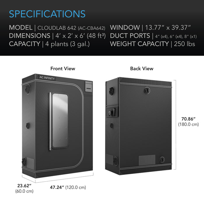 AC Infinity Cloudlab 642 AC-CBA642