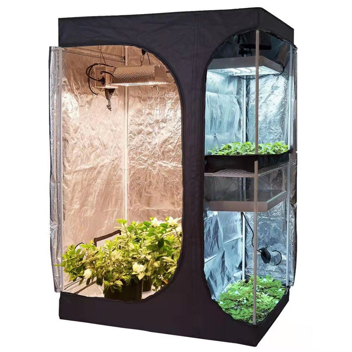 Hydroponic Greenhouse Grow Tent Complete Kit with Built‑In Hydro System