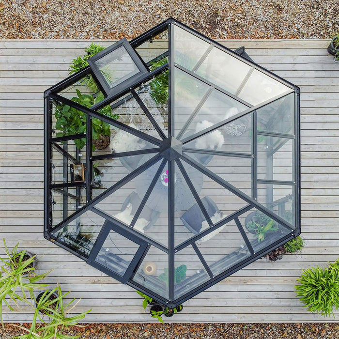 Vego Garden Diamond Pavilion Greenhouse VGHDP1211GLBK