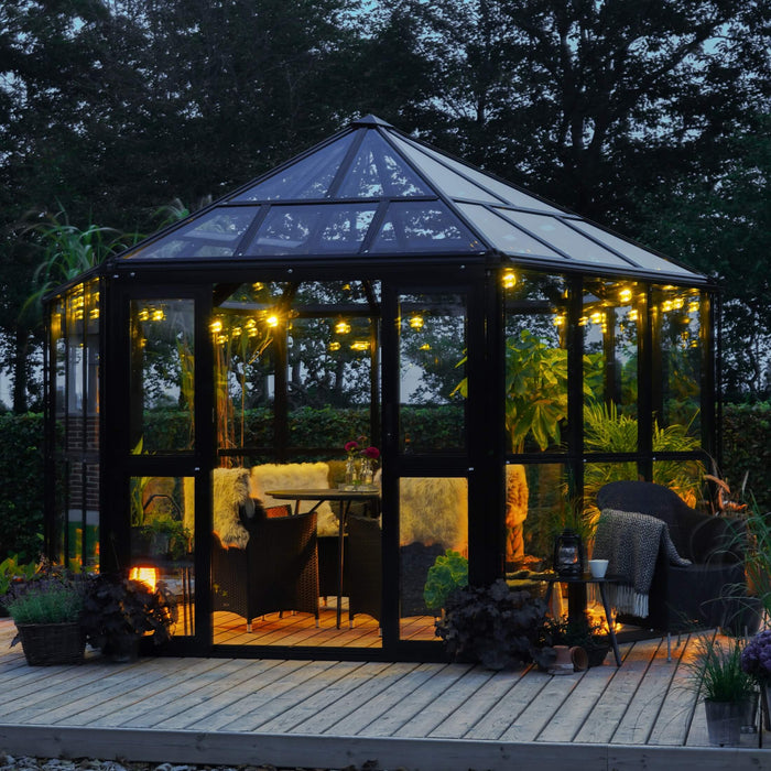 Vego Garden Diamond Pavilion Greenhouse VGHDP1211GLBK