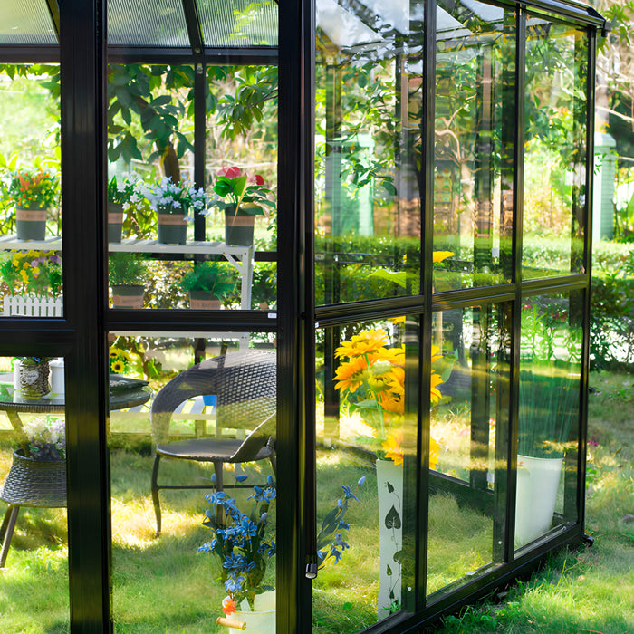 Vego Garden Diamond Pavilion Greenhouse VGHDP1211GLBK