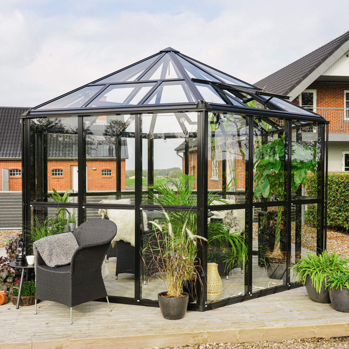 Vego Garden Diamond Pavilion Greenhouse VGHDP1211GLBK
