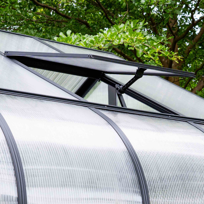 Vego Garden Grand Pacific Greenhouse - 12.5ft Wide VGHP1212PCBK