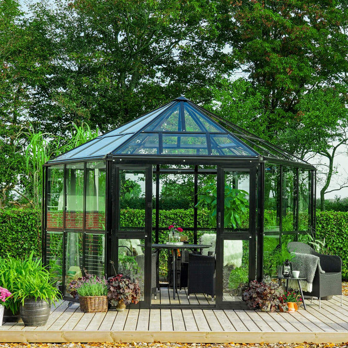 Vego Garden Diamond Pavilion Greenhouse VGHDP1211GLBK