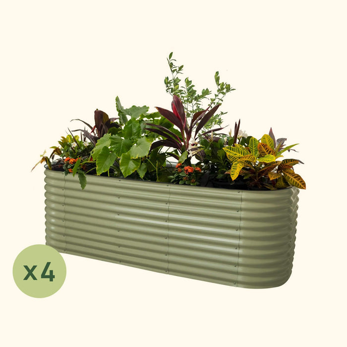 Vego Garden 4-Pack 32" Extra Tall Modular Raised Garden Bed Kit VG-2001