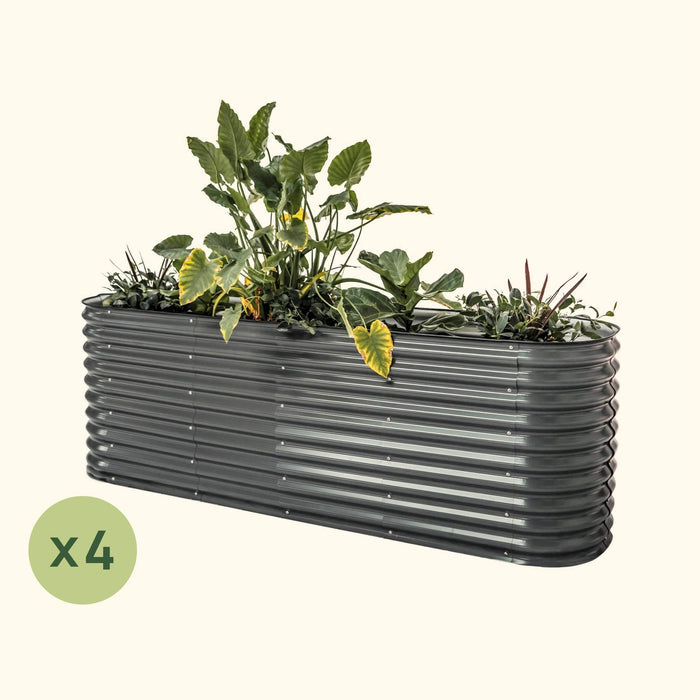 Vego Garden 4-Pack 32"Extra Tall Modular Raised Garden Bed Kit VG-1001