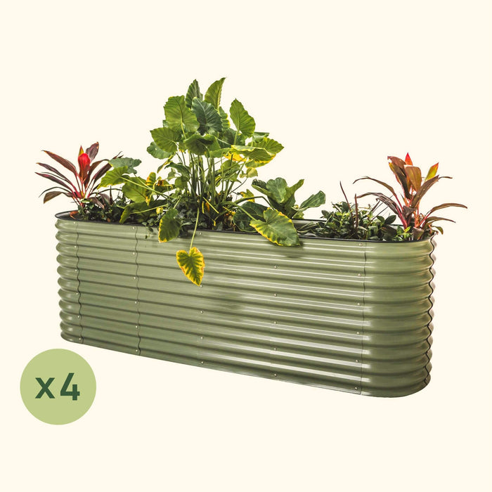 Vego Garden 4-Pack 32"Extra Tall Modular Raised Garden Bed Kit VG-1001